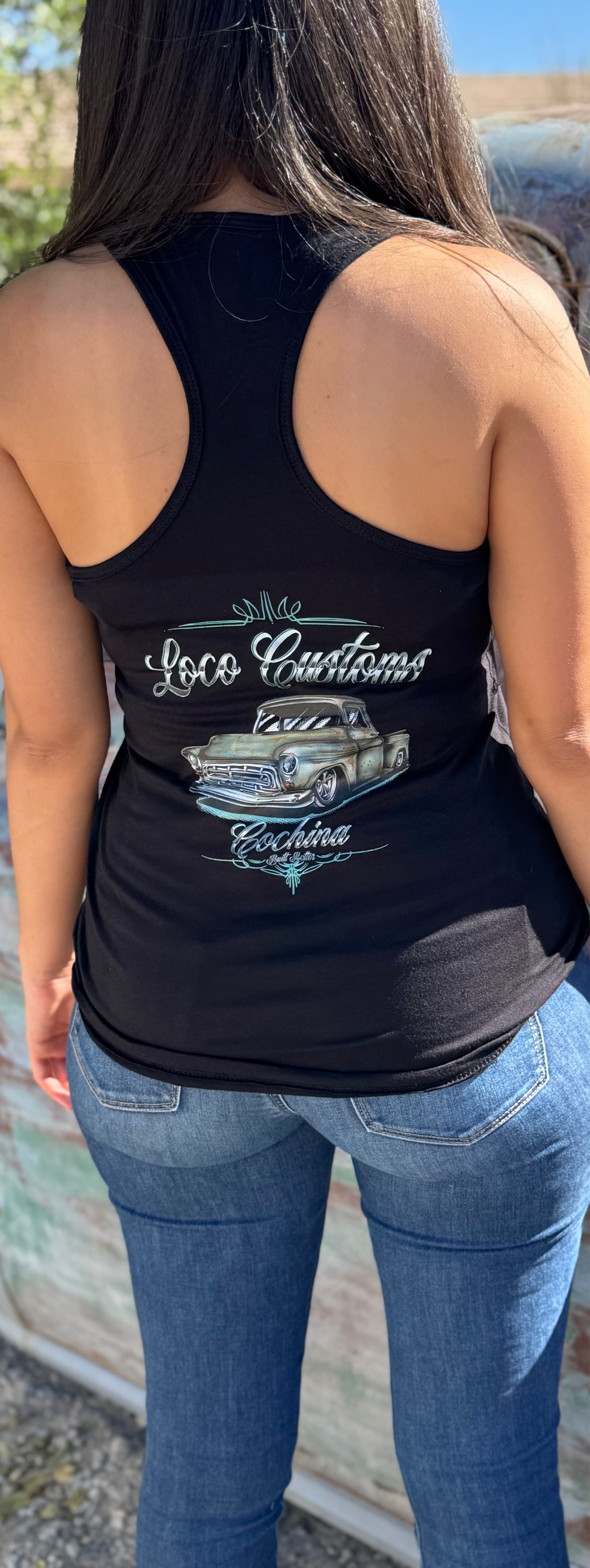 57' Pinstriped "Cochina" Racerback tank