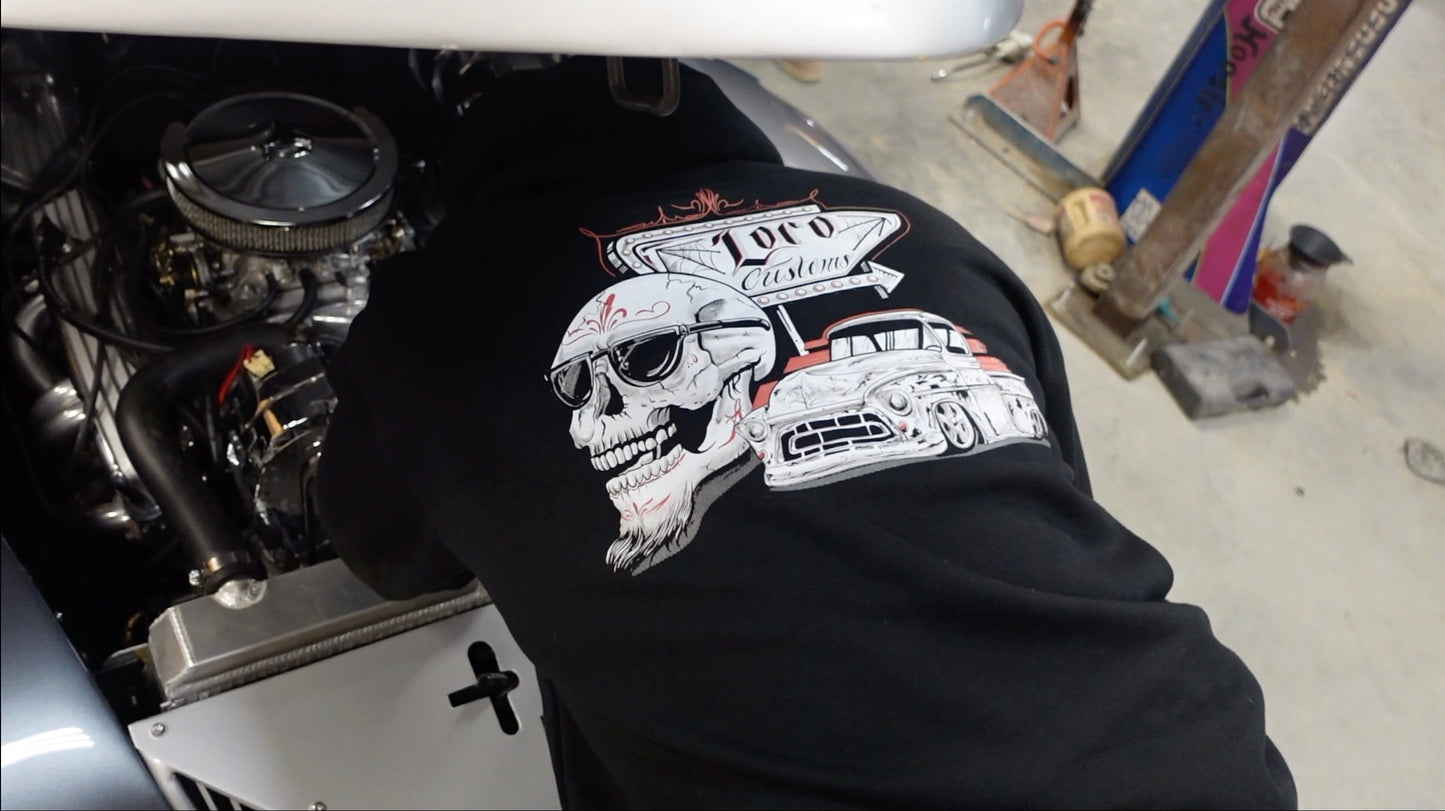 57' Truck "Skeleton" Hooded Sweatshirt