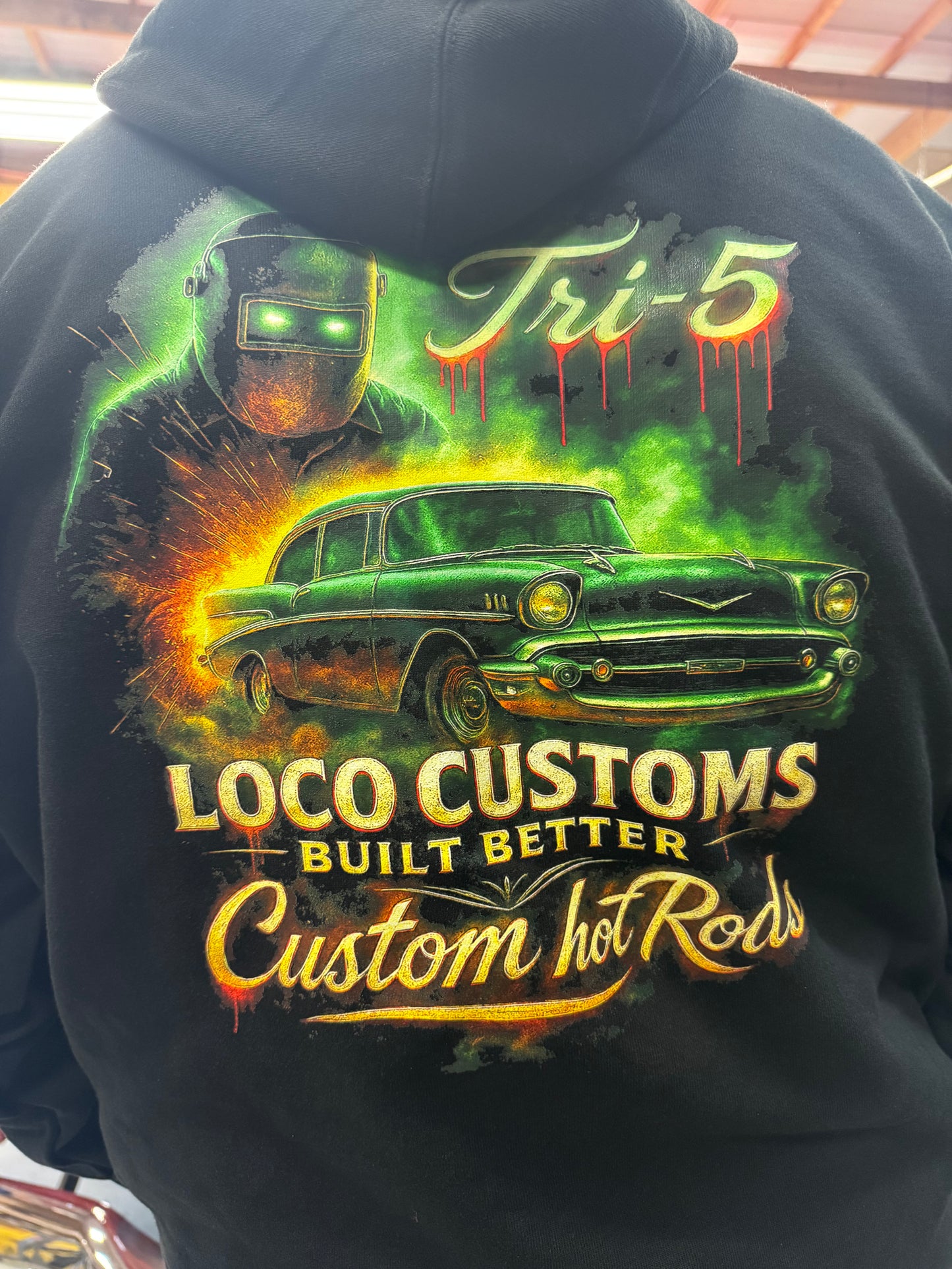 Tri-5 Chevy Hooded Sweatshirt