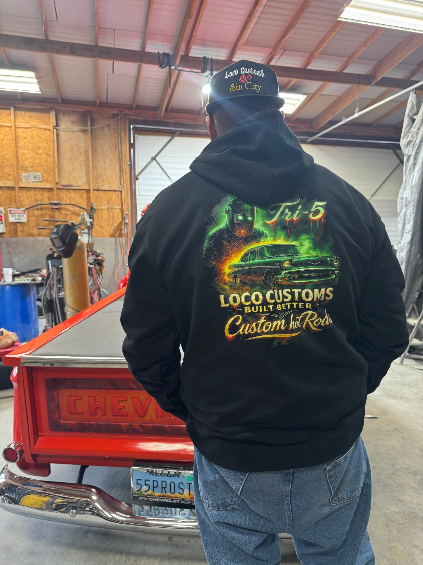 Tri-5 Chevy Hooded Sweatshirt