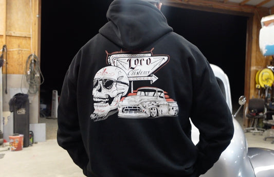 57' Truck "Skeleton" Hooded Sweatshirt