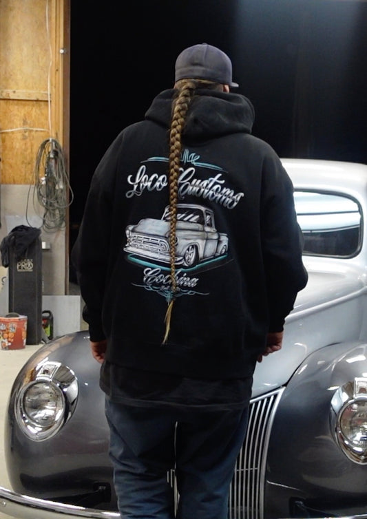 57' Pinstriped "Cochina" Truck Hooded Sweatshirt